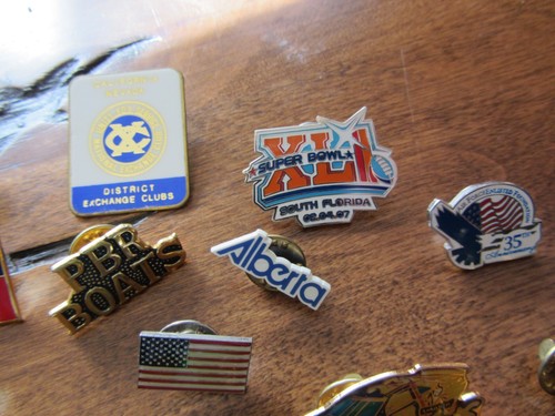 huge lot vintage pins pinback tack jewelry states sports business holiday etc. - Picture 6 of 14