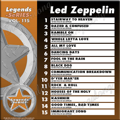 LEGENDS Karaoke SUPER Classic Rock – Set 12 CDG Con Crosby Stills Nash & Young