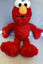 Fisher Price Elmo Many Kisses M4504 2007 15" Tall Plush Stuffed Toy WORKS