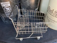 Mini Metal Grocery Store Shopping Cart - Decoration / Planter