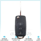 Complete VW Remote Key 3 Button 433MHz Fits Golf Polo Jetta Tiguan 5K0837202AD