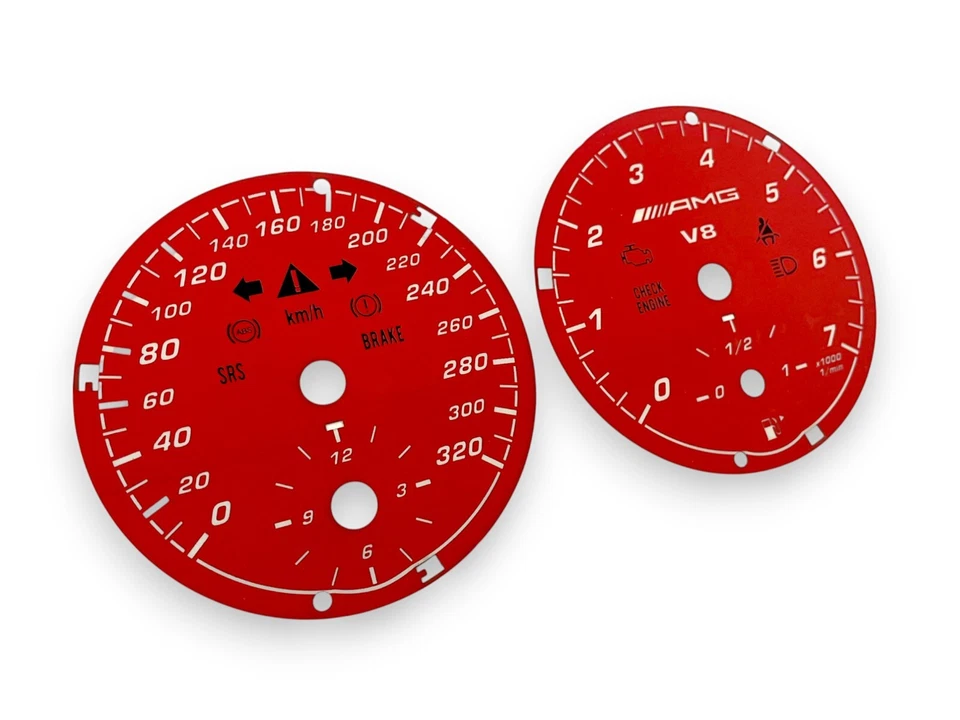 Mercedes SLK 55 AMG R171 Speedometer Disc Speedometer Cluster Dial Gauge Speedo KM/H - Image 2 of 4
