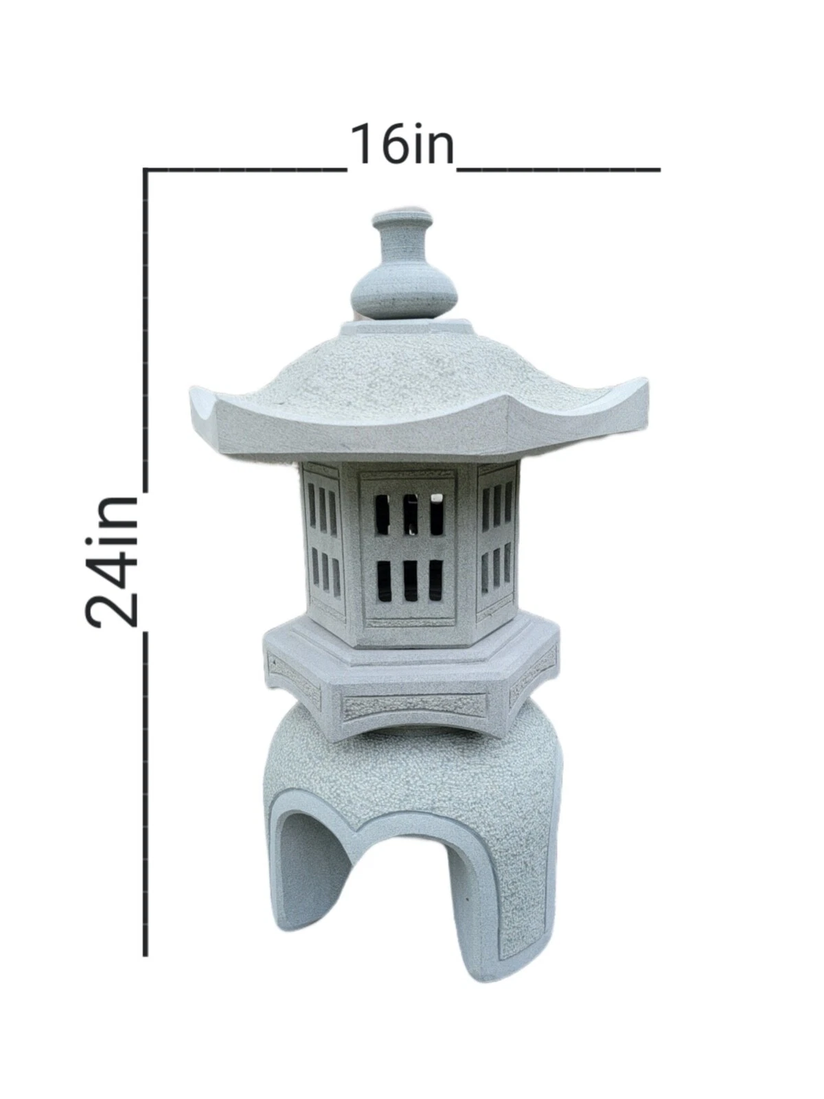 Natural Garden Arts Japanese Stone Lantern JL0402 - Thumbnail 5