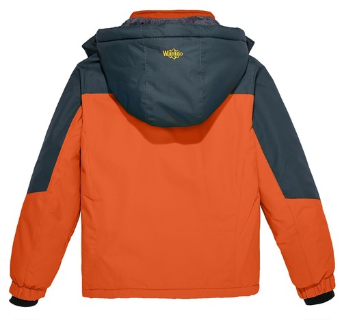 Chaqueta de Invierno Wantdo Niño Niño Vellón Chaqueta de Esquí Impermeable Snowboard con Capucha - Imagen 53 de 72