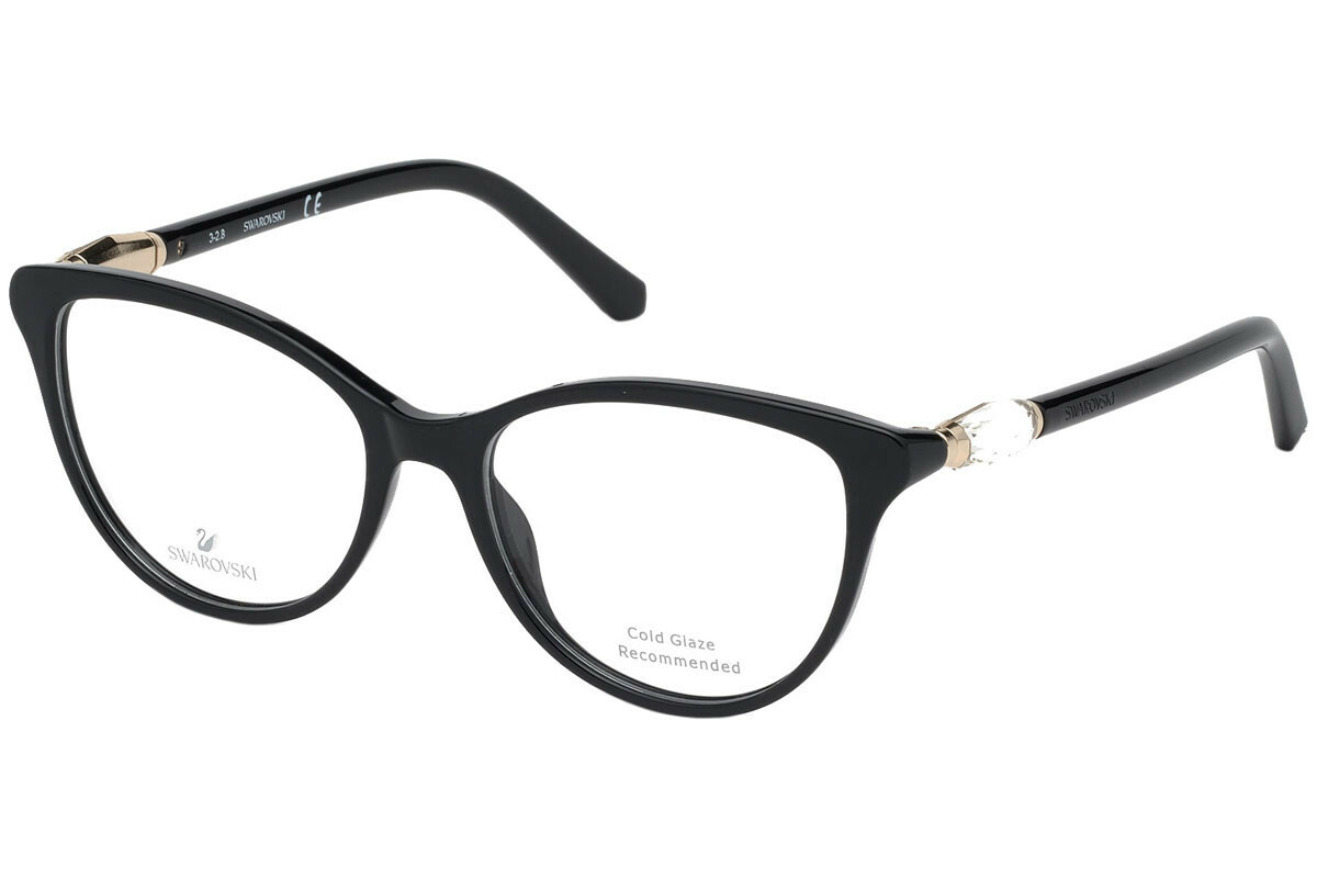 SWAROVSKI 時計 Swarovski SK5311-F SW5311F 5311F 001 Black Cat Eye Eyeglasses