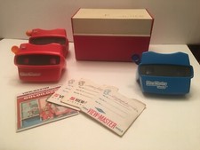 Viewmaster Lot Container 3 Viewers Discs Viewers Tested Working