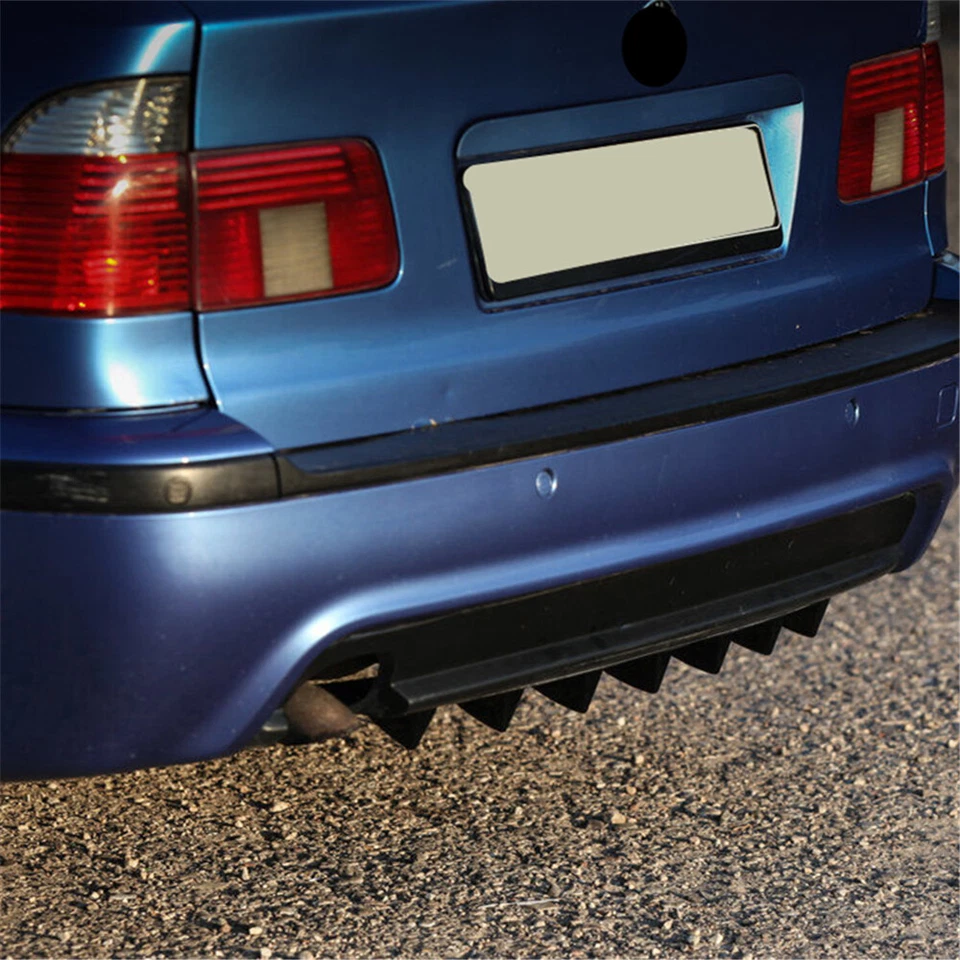 34x5" Universal Fit For 99-05 Saab 9-5 Rear Air Diffuser Shark Fin Spoiler Lip Foto 3 de 4