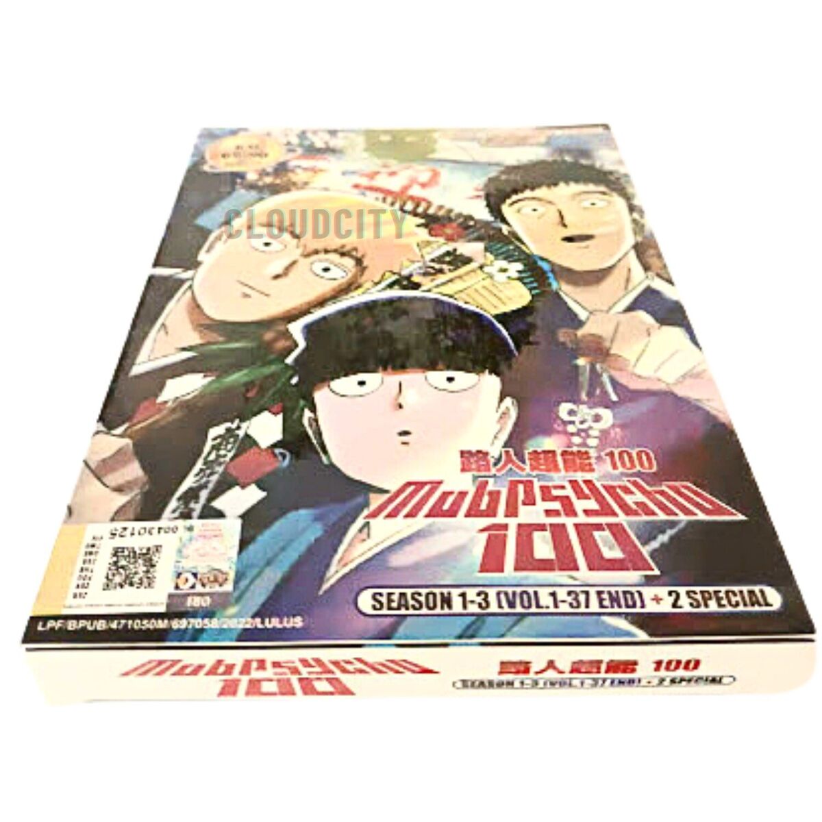 Mob Psycho 100 Season 1-3 Vol.1-37 END Complete Anime DVD (Eng Dub