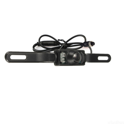 4 PIN License Plate IR Car Backup Rear View Reversing Camera 12-24v For Caravan