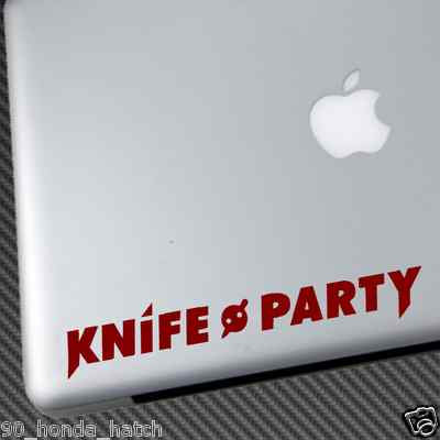 KNIFE PARTY VINYL STICKER CAR DECAL poster shirt skrillex zedd pendulum dubstep