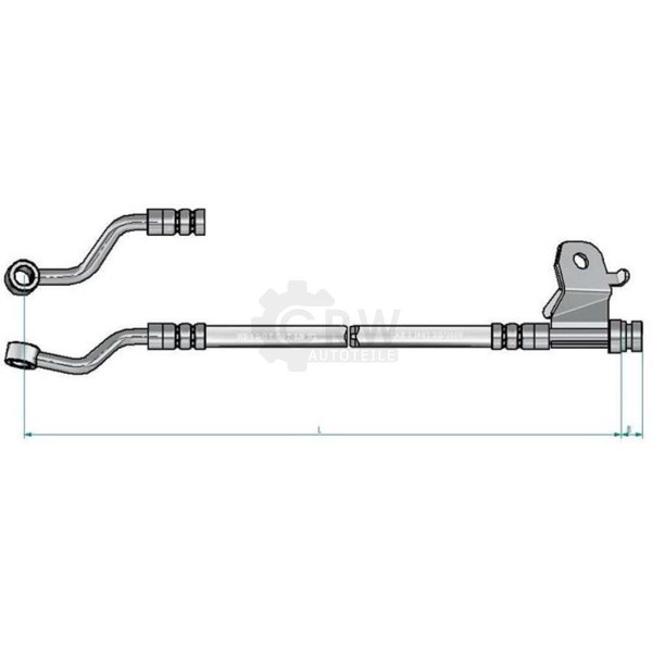 NK Bremsschlauch FüR Hyundai I20 853487-image