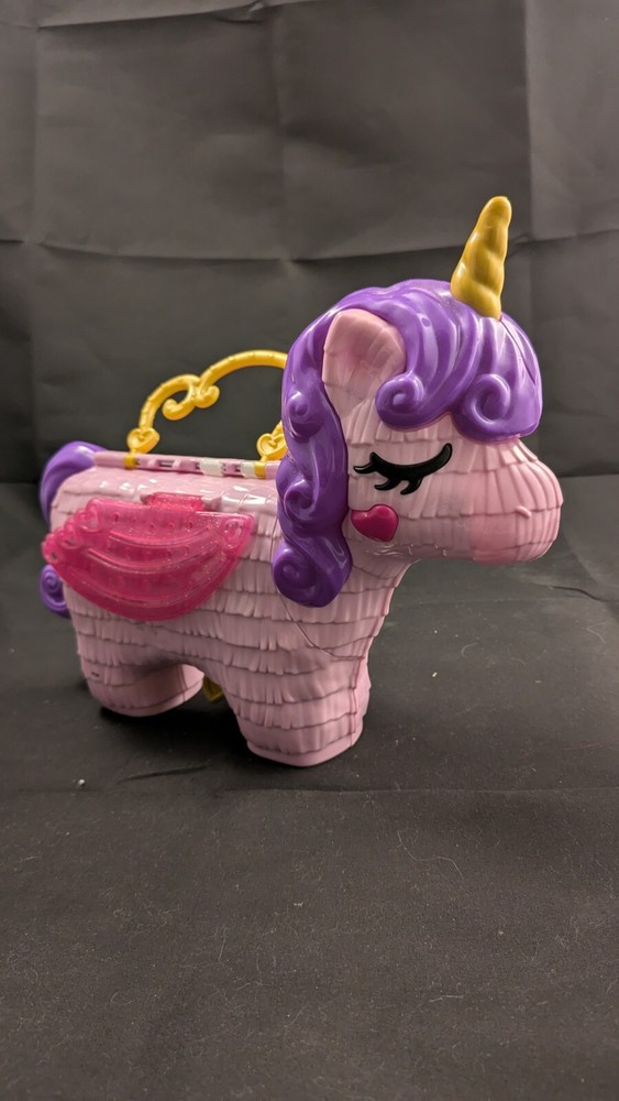 Polly Pockets Pinata Unicorn Play House With 2 Doll Figures And Accessories