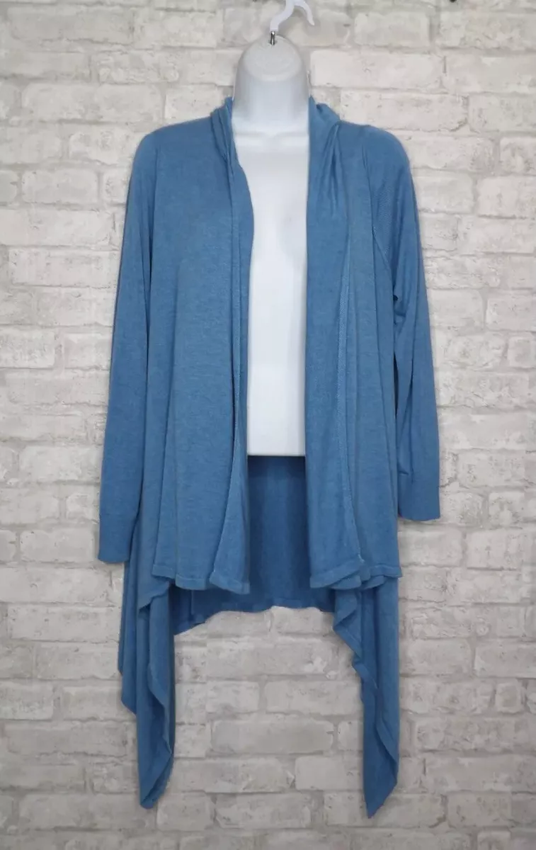 Blue shop waterfall cardigan