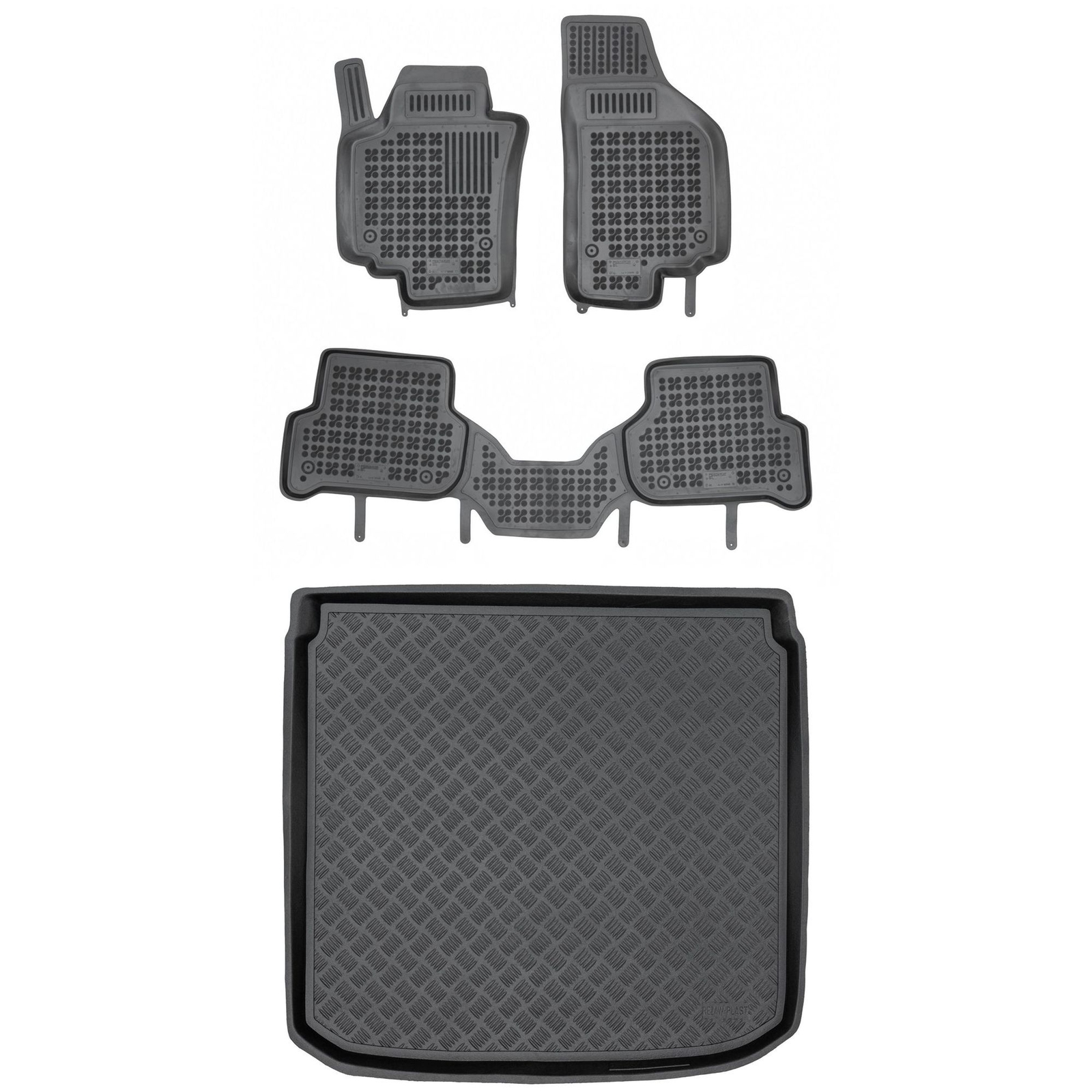Tapis de coffre en PE et tapis de sol auto pour Seat ALTEA XL protection moquette