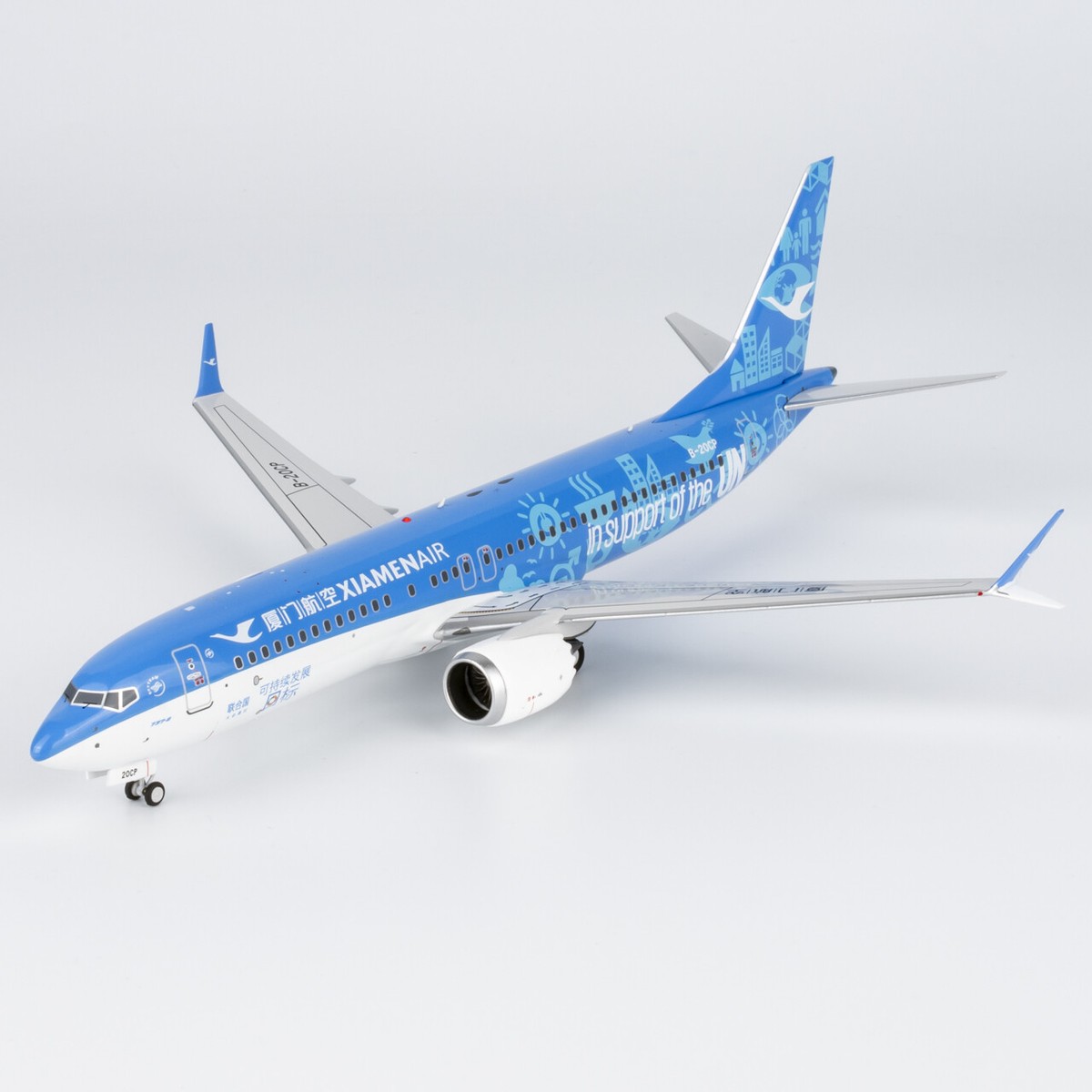 1:200 NG Models XiamenAir Boeing 737 MAX 8 Passenger Diecast