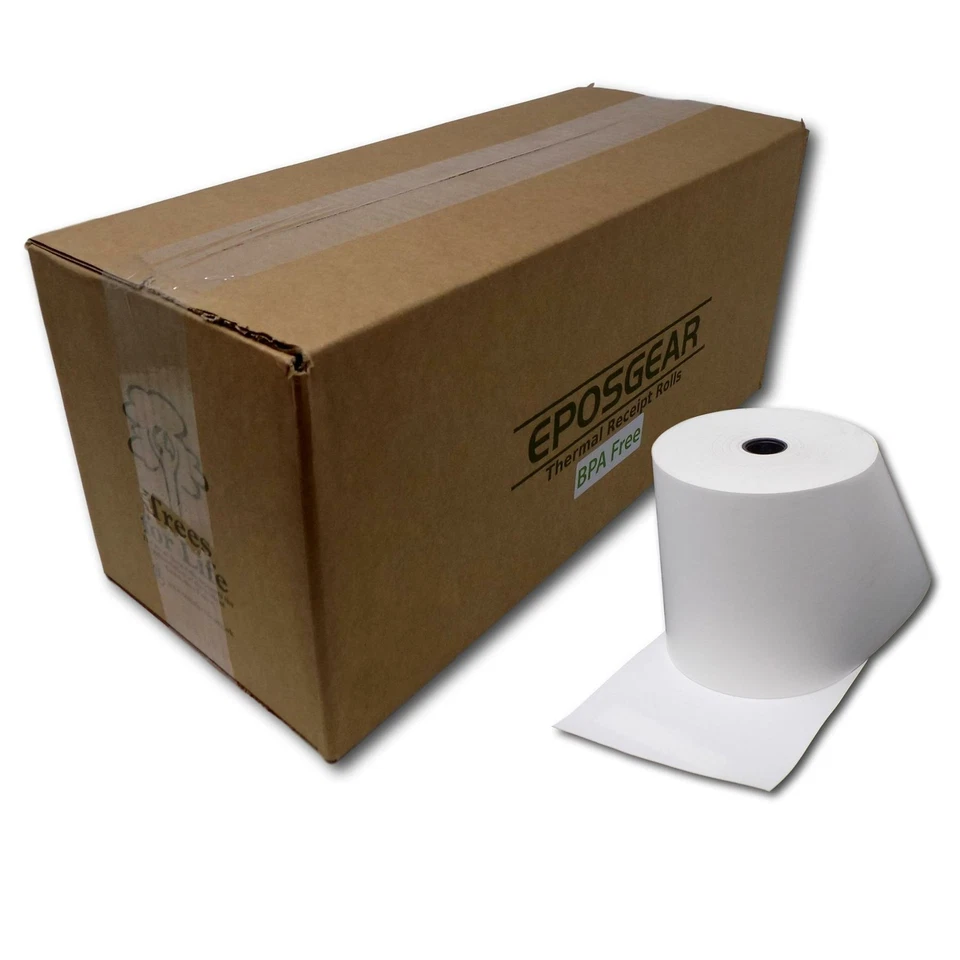 EPOSGEAR Sam4s Ellix-20 SPS-530 SRP-150 Thermal Paper Till EPOS Printer Receipt Rolls