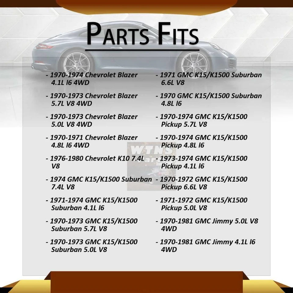 Eje trasero OE Solutions 2x para 1976 GMC K15 7,4 L 1977 1978 GMC K15 5,0 L Foto 3 de 4