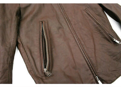 UNITED ARROWS BEAUTY & YOUTH Horsehide Leather Riders Jacket Men L From Japan