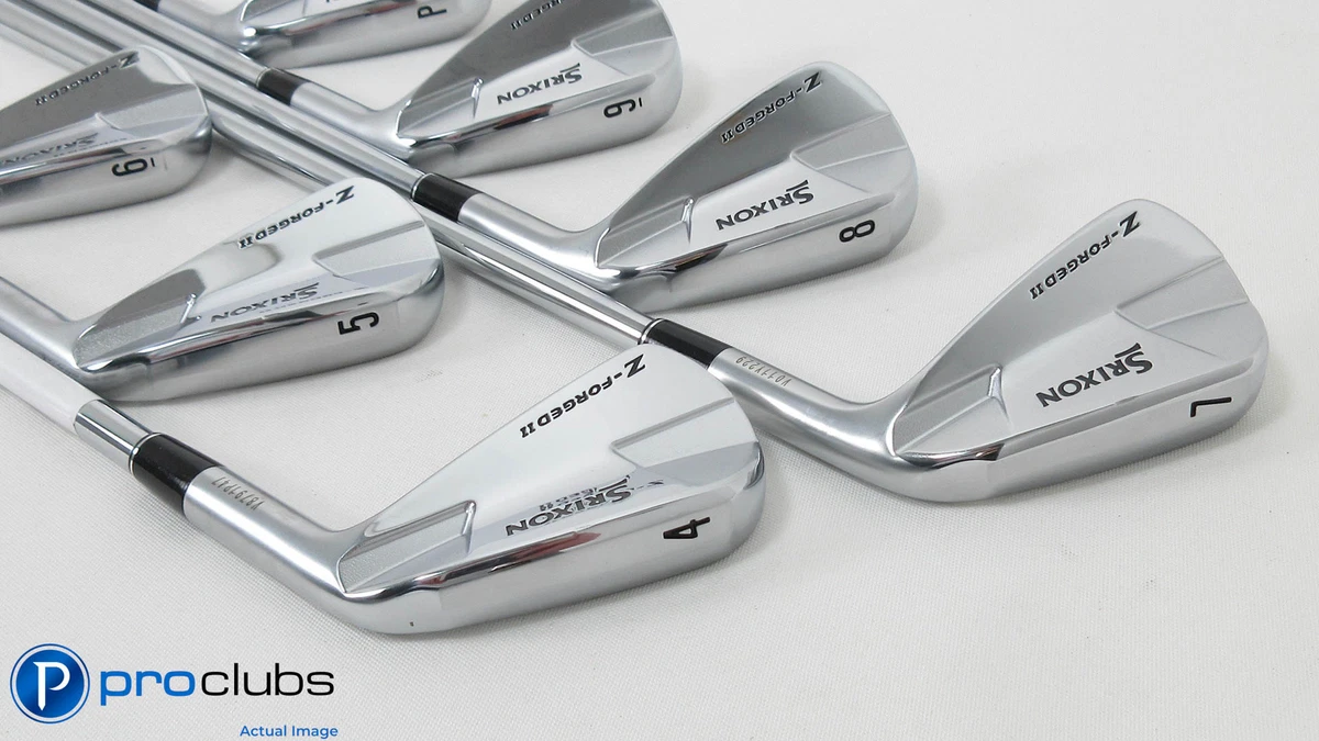 Mint! '2023 SRIXON Z-FORGED II IRONS 4-PW STEEL PROJECT X LZ 125g 6.5 X-FLEX