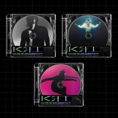 KAI EXO 1st Mini Album KAI [开] Jewel Case Random Ver. CD+Lyrics+P.Card+Clip Card