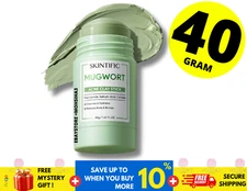 SKINTIFIC Mugwort Acne Clay Mask Stick (reduces redness, inflammation, pore) 40g