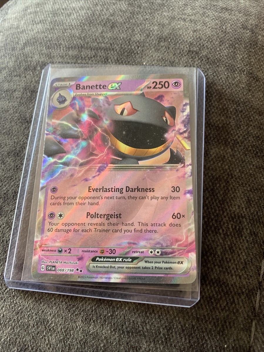 Pokmon TCG Banette ex Scarlet & Violet Base Set 088/198 Regular Double  Rare | eBay