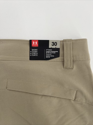 $65 Under Armour Men's UA 10” Mantra Soft Cargo Shorts- City Khaki Size: 30”-NWT - Picture 5 of 6
