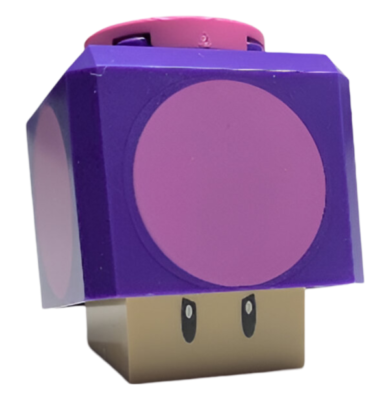 Lego Poison Mushroom char02 Series Super Mario Minifigure