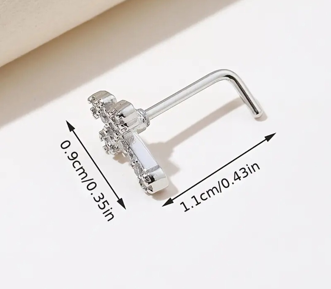 Cross Pierced【Casual】（Silver） 71jz4AbVhnL._UY1000_.jpg