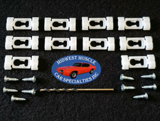 85-96 Nos Cadillac Fleetwood Rear Window Vinyl Top Trim Molding Clips 10pcs Zg