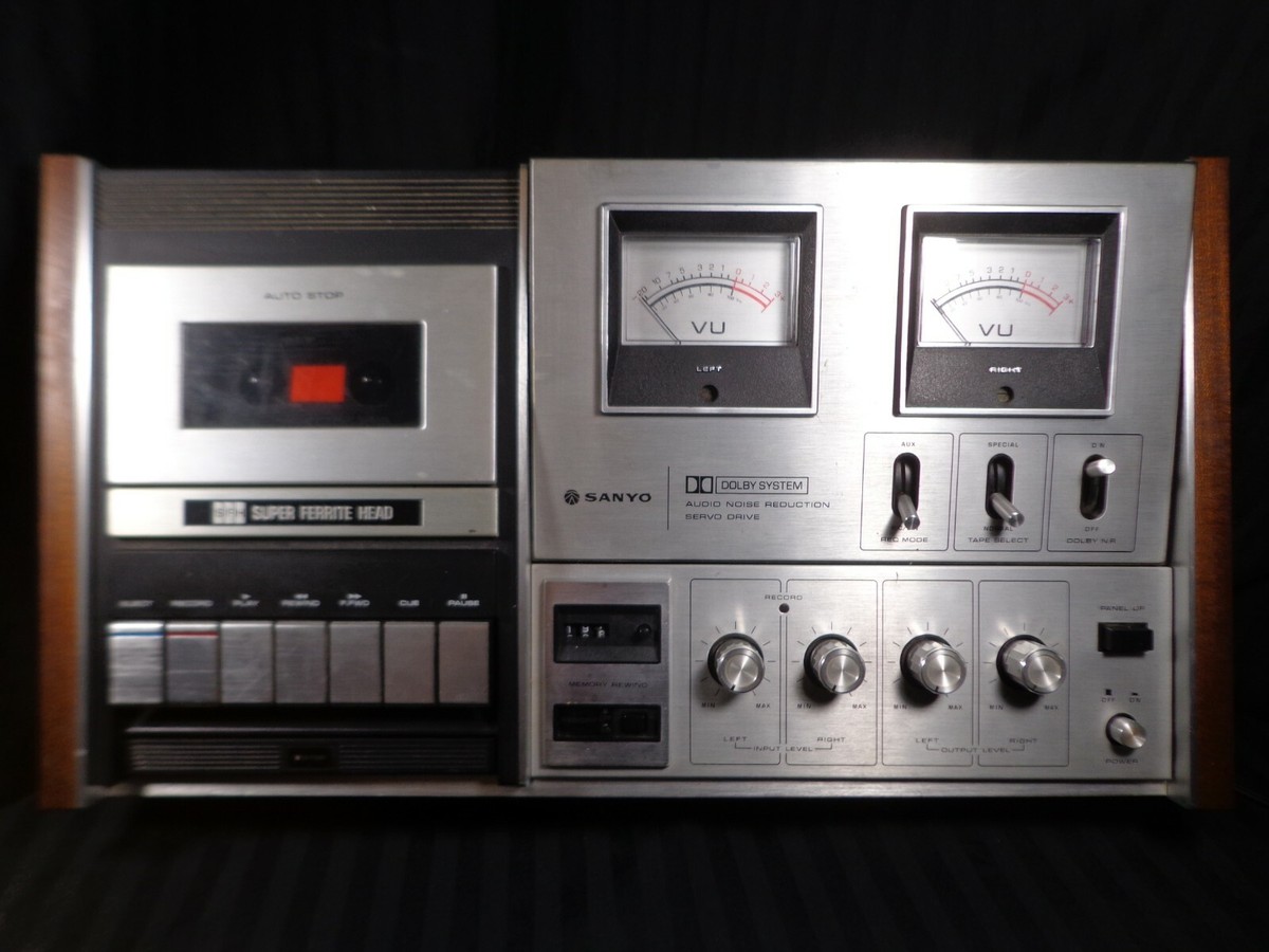SANYO RD 4350 SUPER FERRITE HEAD DOLBY CASSETTE TAPE DECK - Minty 