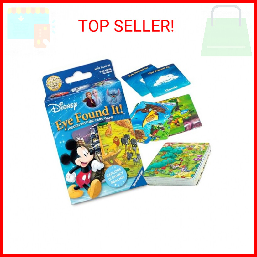 Ravensburger World of Disney Eye Found It! Card Game - Fun Disney Trip Essential
