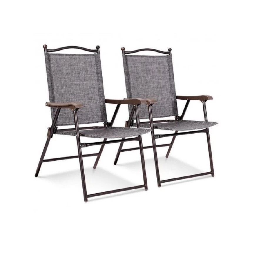 Gray clearance sling chairs