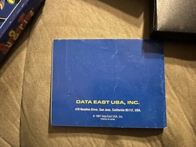 Burger Time (NES, 1987) With Box And Manual