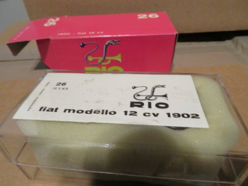 Rio #26 1902 Fiat 12 CV 1:43 Scale MIB See My Store - Picture 3 of 3