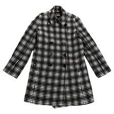 Club Monaco Wool Checkered Coat Size M