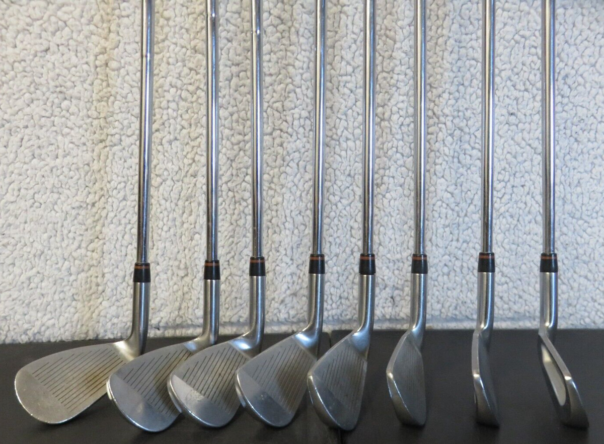 TaylorMade 300 Forged X-300 FCI Iron Set 3-P Golf Pride Stiff Steel Shaft RH Lot