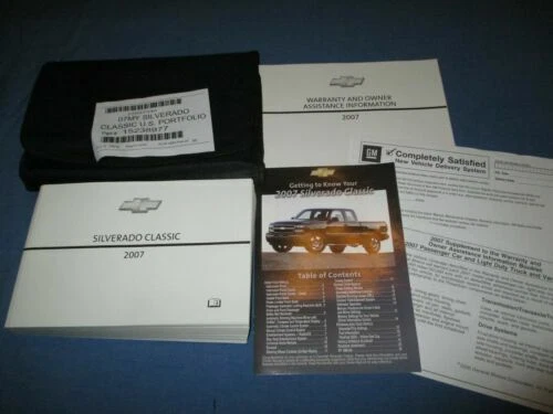 Manuales de operador y de dueño Chevrolet