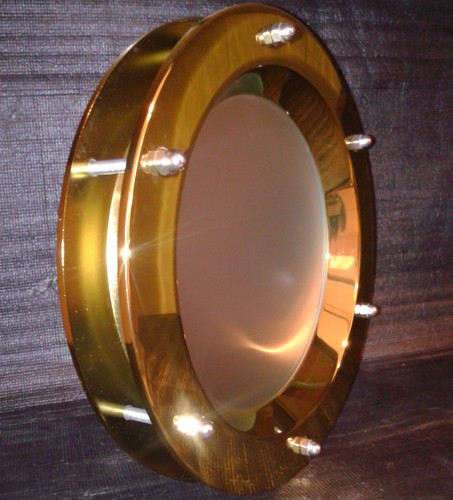 PORTHOLE FOR DOORS phi 350 mm GOLDEN color - Picture 38 of 50