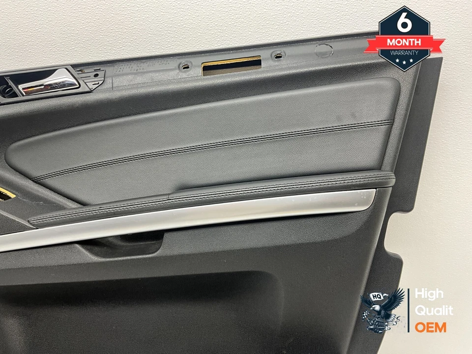 Mercedes-Benz ML350 2006-2012 panel de puerta lateral del pasajero delantero moldura negro OEM Foto 3 de 4