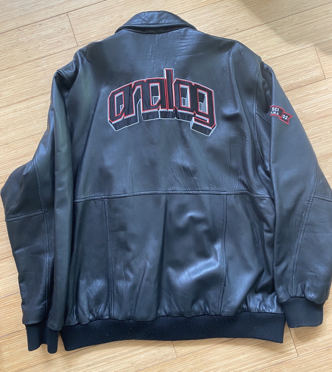 Analog / Burton Leather Bomber Jacket | eBay