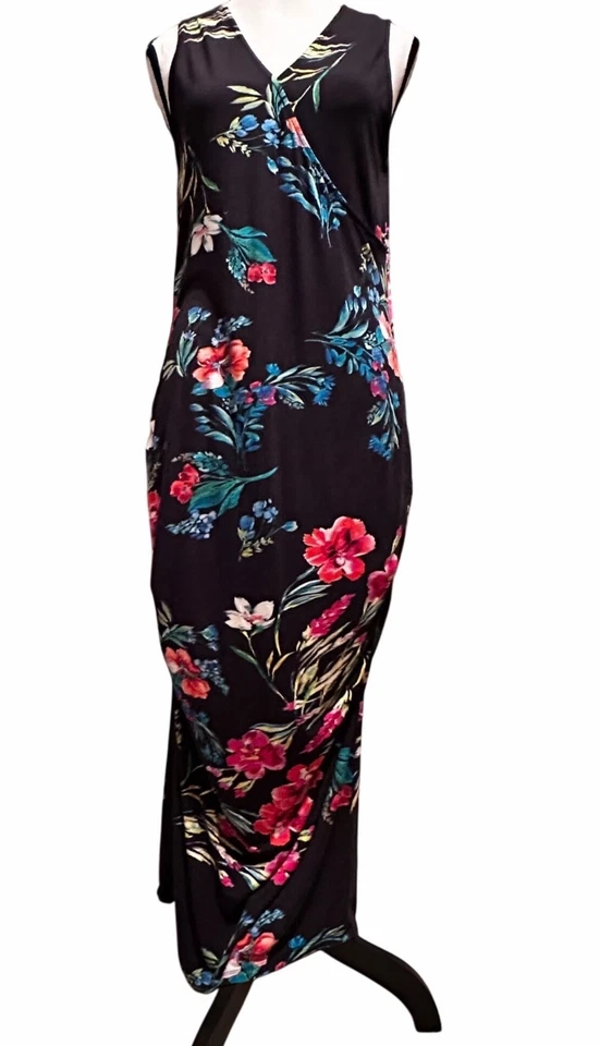 Yumi Kim Womens Midi Dress Flower Child Hold Tight Floral Maternity Dress Sz L - Image 3 of 4