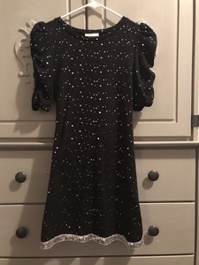 polka dot sweater dress