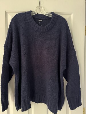 aerie Sweater,  Brand New W/ Tags Size M Wool Alpaca Blend Navy
