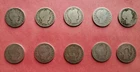 1900-1908  Barber Silver Half Dollars - Assorted Conditions - Set of 10