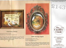 Vintage 1985 Creative Circle  2143 "Good Tidings" Embroidery Sewing Kit