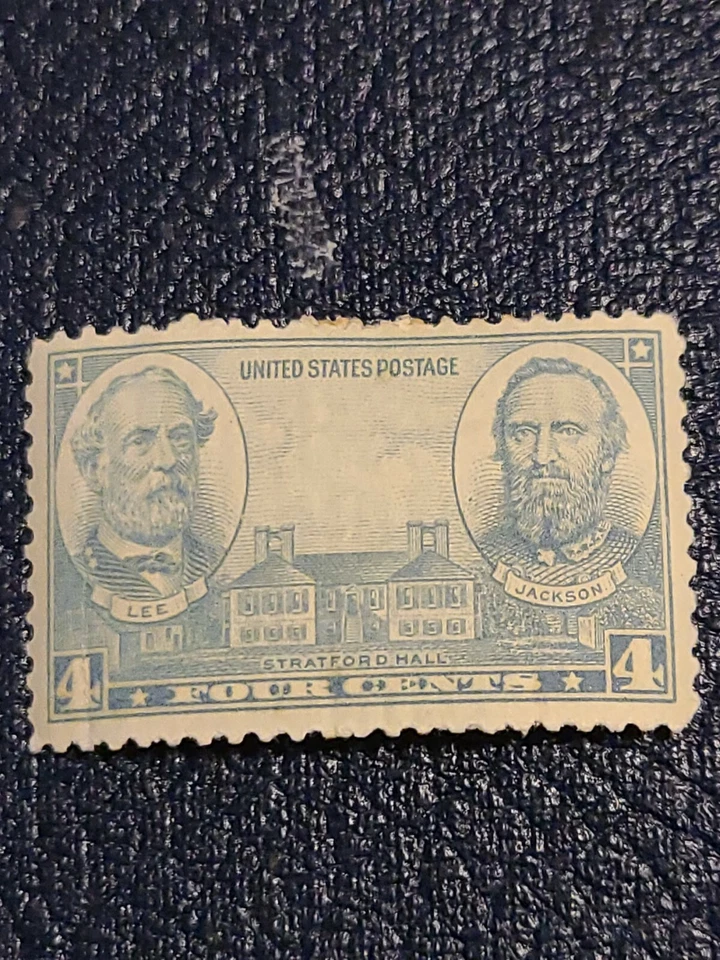 US Scott# 788- (1937) 4c - Stratford Hall Mint Hinged -#2885 - Image 2 of 4