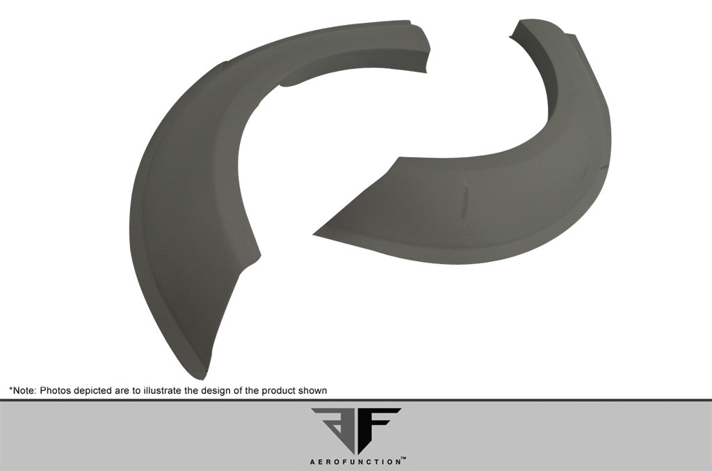 Aero Function Wide Body Rear Fender Flares For 2004-2008 Lamborghini Gallardo