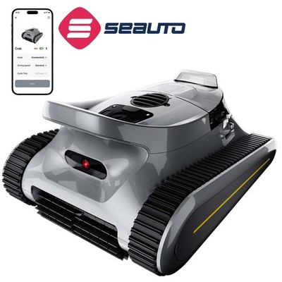 Seauto Wandkletter-Poolroboter App-Steuerung für Poolboden Wand und Wasserlinie