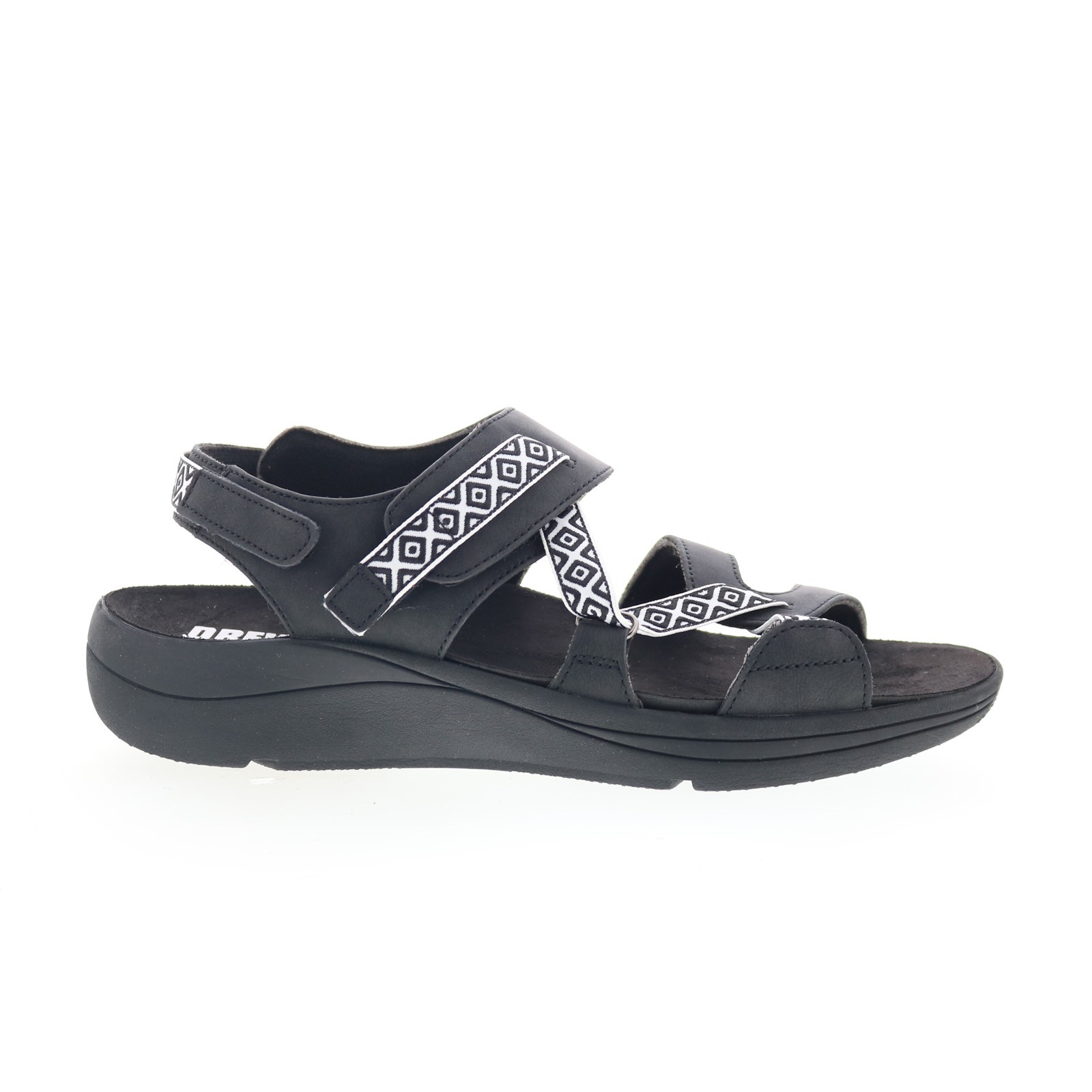 Drew Sloan 17202-080 Womens Black Wide Canvas Sport Sandals Shoes 11 5590₽